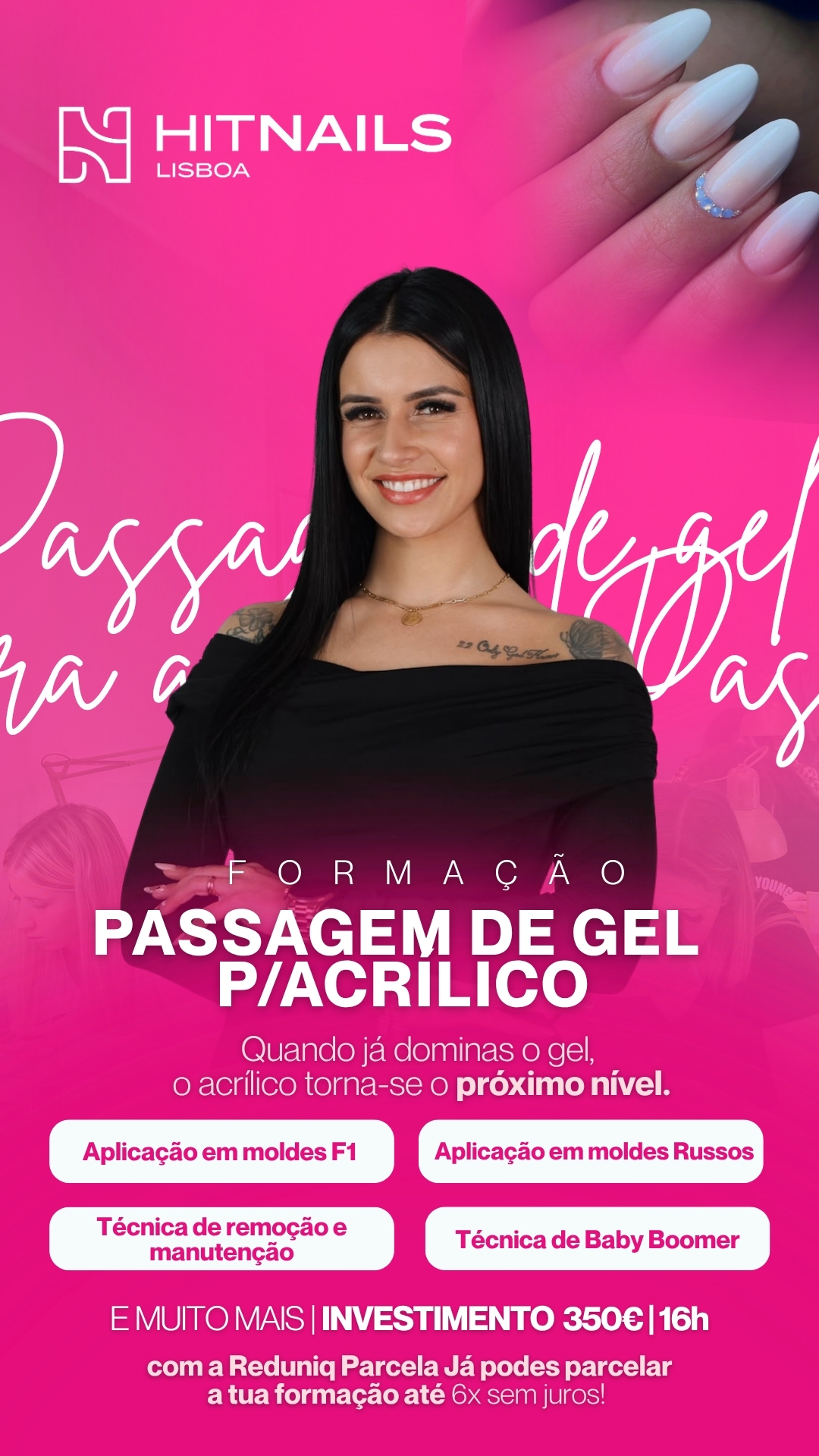 Passagem de Gel para Acrílico